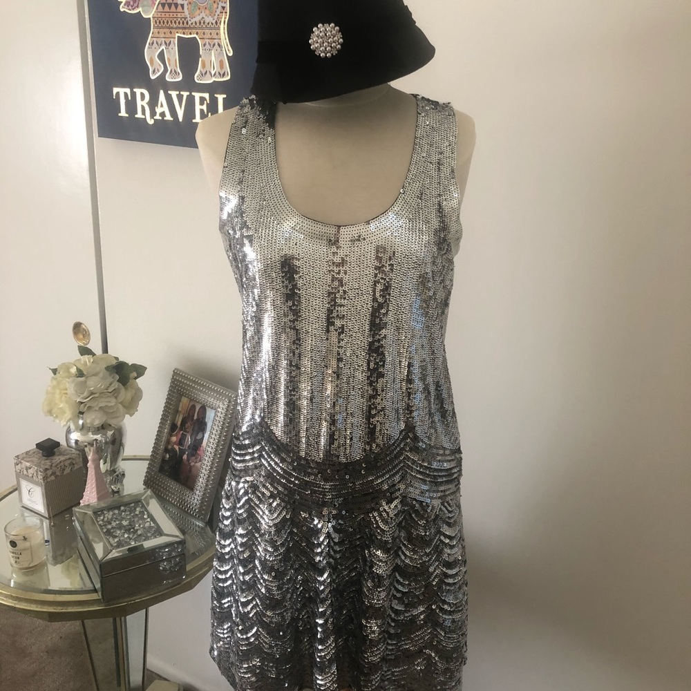 Michael Kors Sequined slip dress